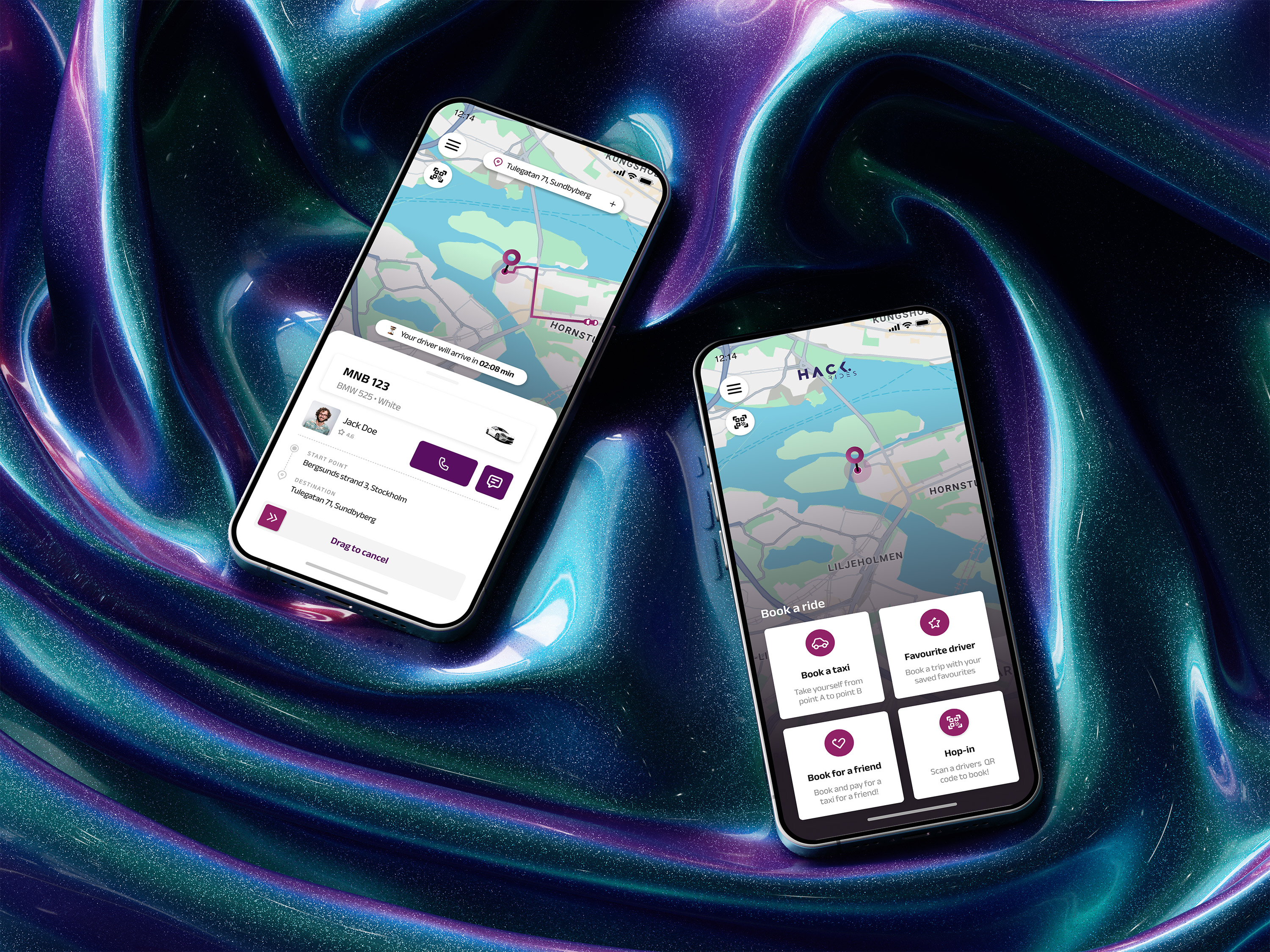 HackRides - Taxi Booking & Ride-Hailing App
