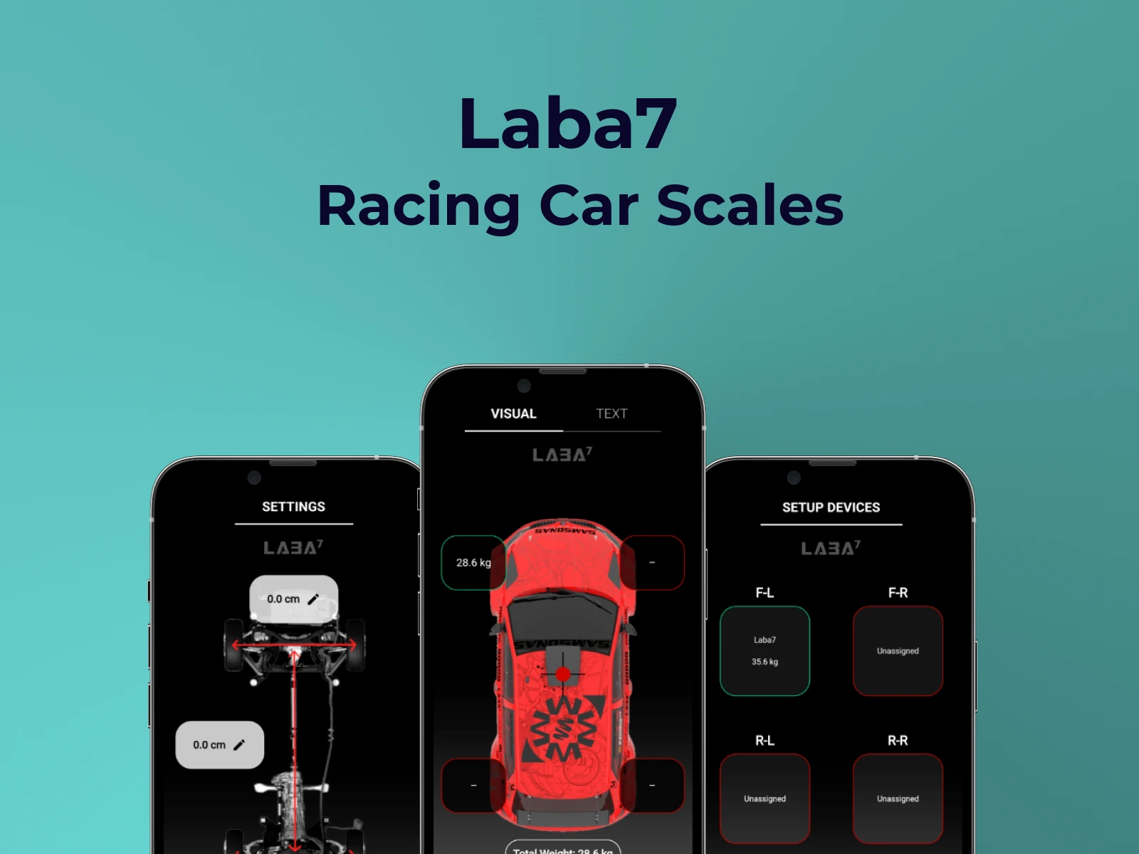 Laba - BLE Racecar Weight Scales